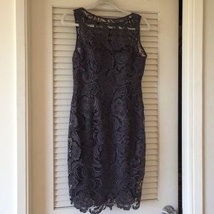 Adrianna Papell lace overlay cocktail dress